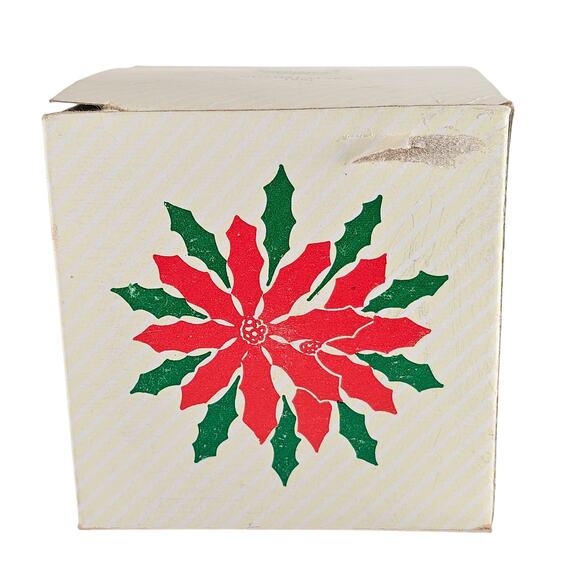 1991 Rotary Mexico Paper Mache Christmas Ornament Dove Red 3" w/ Box Holiday - Picture 9 of 14